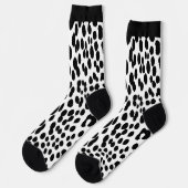 Wild Leopard Energy – Kühne Tierprint-Mode Socken (Linkes Detail)