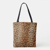 Wild Leopard Energy – Kühne Tierprint-Mode Tasche (Rückseite)