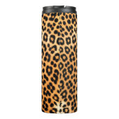 Wild Leopard Energy – Kühne Tierprint-Mode Thermosbecher (Rückseite)