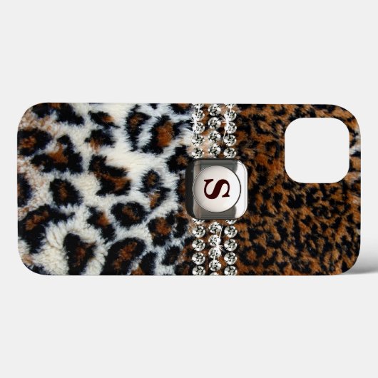 Wild Leopard Fur iPad Case (Rückseite (Horizontal))