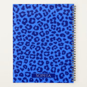 Wild Leopard Print-Blue Planer (Rückseite)