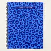 Wild Leopard Print-Blue Planer (Vorderseite)