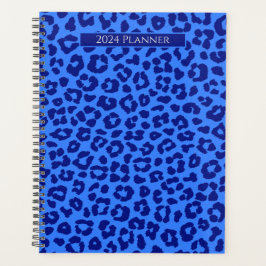 Wild Leopard Print-Blue Planer