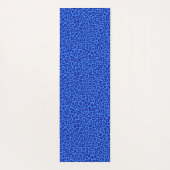 Wild Leopard Print-Blue-Yoga Mat Yogamatte (Rückseite)