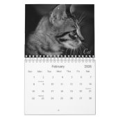 Wild Life Black and White Printed Calendar 2022 Kalender (Feb 2026)