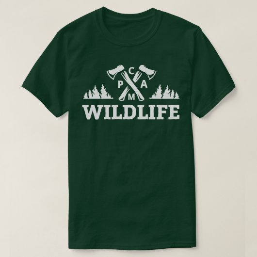 Wild Life Camp T-Shirt (Design vorne)
