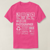 Wild Life Fotograf MultiTasking Certified Jo T-Shirt (Design vorne)