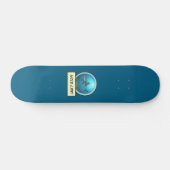 Wild Life! Great White Shark Ocean Blue Skateboard (Horizontal)