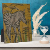 Wild Life Kenya African Safari Zebra.png Fotoplatte (Seite)