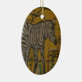 Wild Life Kenya African Safari Zebra.png Keramikornament (Rechts)