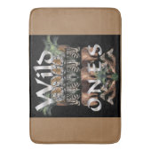 Wild Life Lovers Badematte (Vorderseite Vertikal)