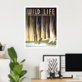 Wild Life National Park 1940 WPA Poster (Heimbüro)