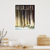 Wild Life National Park 1940 WPA Poster (Küche)