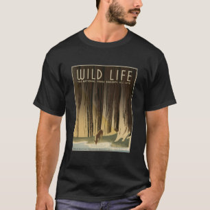 Wild Life Nationalparks erhalten alles Leben1940 T-Shirt