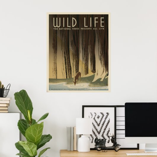 Wild Life Poster (Heimbüro)