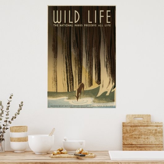 Wild Life Poster (Küche)