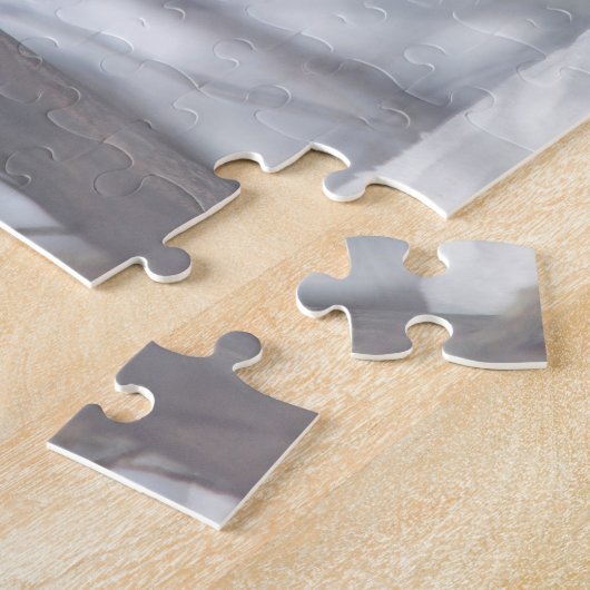 Wild Life Red Fox Jagd in Schneewald Winter Puzzle (Seite)