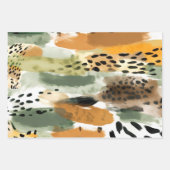 Wild Life Safari Fur Print Textures Exotic Dschung Geschenkpapier Set (Vorderseite)