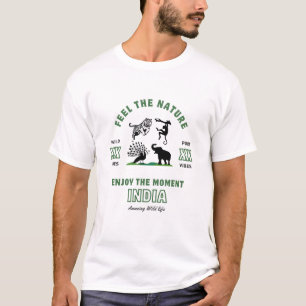 Wild Life Safari Indien T-Shirt