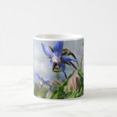 Wild Lila-blau Orchid Elegante Kaffeetasse (Mittel)