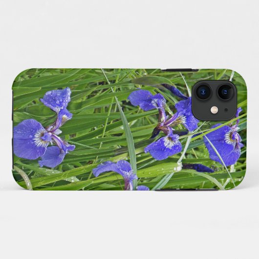 Wild Lila Iris Case-Mate iPhone Hülle (Rückseite (Horizontal))