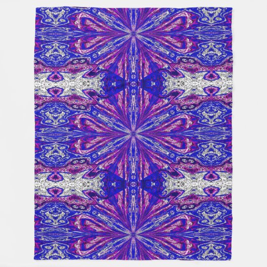 Wild Lilies 10 Fleecedecke (Vorderseite)