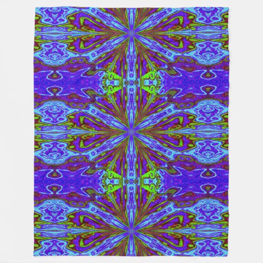 Wild Lilies 1 Fleecedecke (Vorderseite)