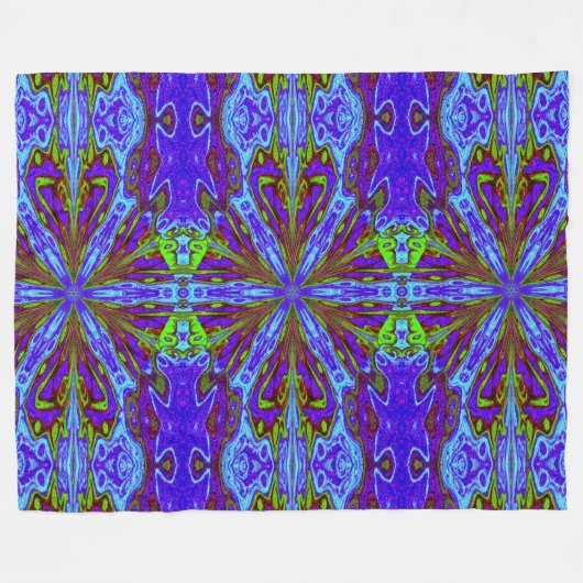 Wild Lilies 1 Fleecedecke (Vorderseite (Horizontal))