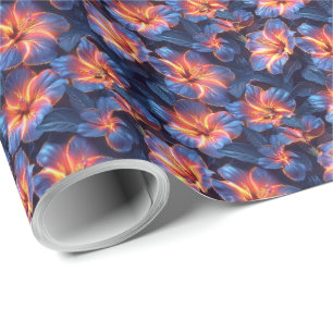 Wild Lilies floral Geschenkpapier