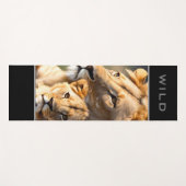 Wild Lion Cub - Yoga Mat Yogamatte (Vorderseite (Horizontal))