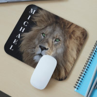 Wild Lion Foto Grüne Augen Personalisiert