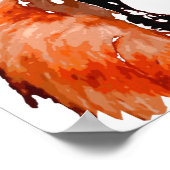 Wild Lion Pop Art Comic Style Drehbuch Poster (Ecke)