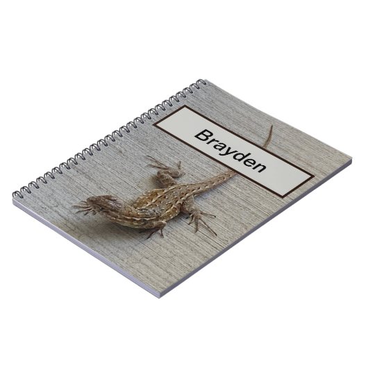 Wild Lizard Personalisiert Notizblock (Linke Seite)