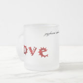 Wild Love Becher Mattglastasse (Vorderseite Links)