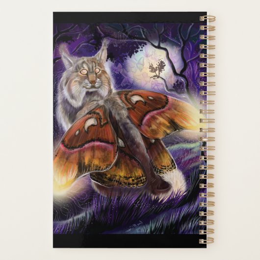 Wild Luminessense Notebook Planer (Rückseite)