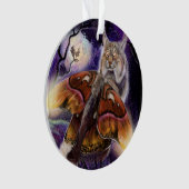 Wild Luminessense Winged Lynx Ornament (Vorderseite)