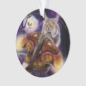 Wild Luminessense Winged Lynx Ornament (Vorderseite)