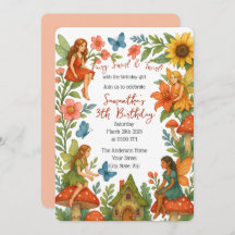 Wild Magical Fairy Garden Geburtstagsparty -