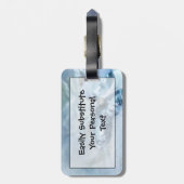 Wild Malaysian Mother of Pearl Gepäckanhänger (Rückseite vertikal)