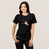 Wild Mallard Duck Tri-Blend Shirt (Vorderseite voll)