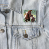 Wild Mare und Foal Button (Beispiel)