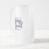 Wild Mattglas Bierglas (Vorderseite Links)