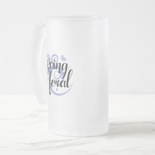 Wild Mattglas Bierglas (Vorderseite Links)