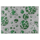 Wild Me Kuh Grün und Weiß Schneidebrett (Vorderseite)