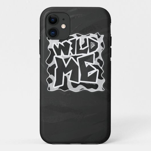 Wild Me Kuh schwarz und weiß Case-Mate iPhone Hülle (Rückseite)