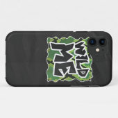 Wild Me Schlange Schwarz und Grün Case-Mate iPhone Hülle (Rückseite (Horizontal))