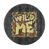 Wild Me Snake Brown and Gold Print Schneidebrett (Vorderseite)