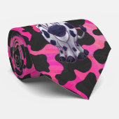 Wild Me Tiger Black and Pink Krawatte (Gerollt)