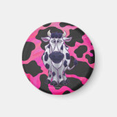 Wild Me Tiger Black and Pink Magnet (Vorne)