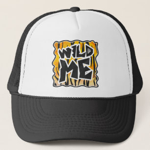 Wild Me Tiger Orange and Black Truckerkappe